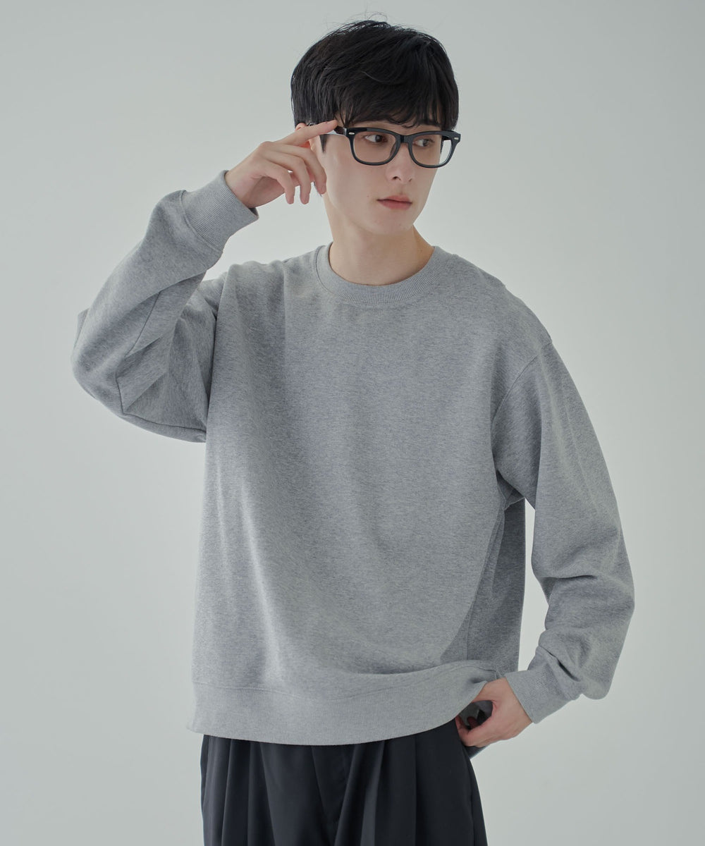 杢グレー　モデル:177cm L着用