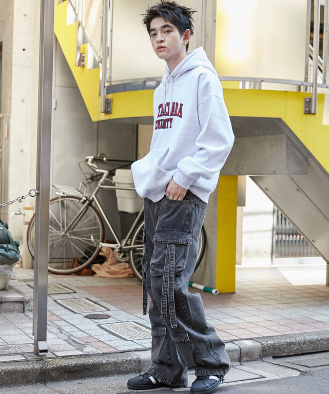 アッシュグレー　モデル:180cm L着用