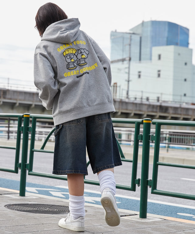 杢グレー モデル：160cm L着用