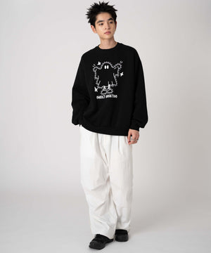 柄49　ブラック　モデル：180cm L着用