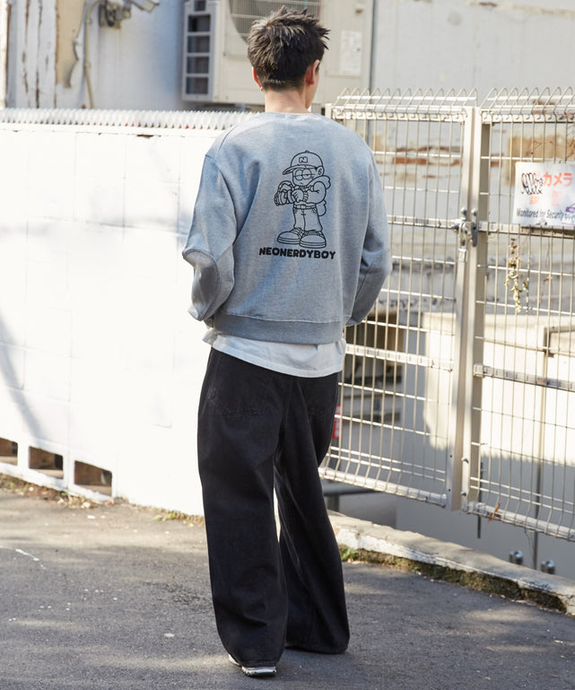 杢グレー モデル：180cm L着用