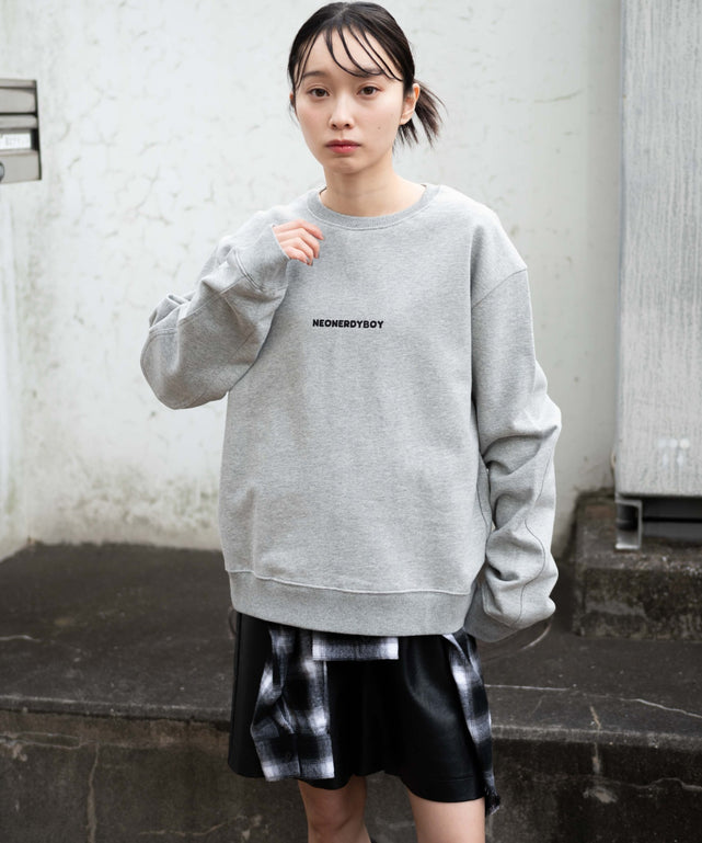 杢グレー　モデル:161cm L着用
