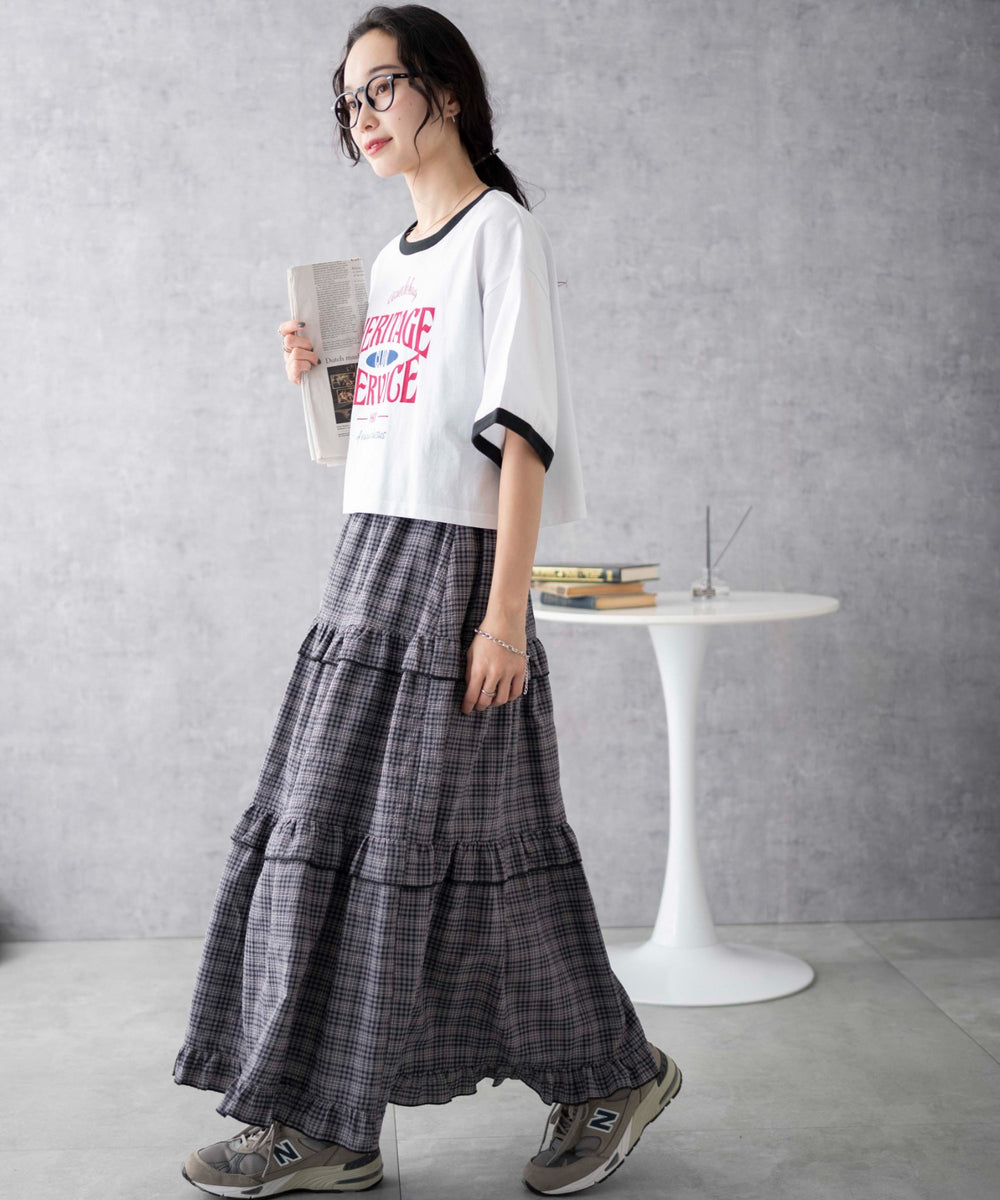 ホワイト モデル:161cm M着用