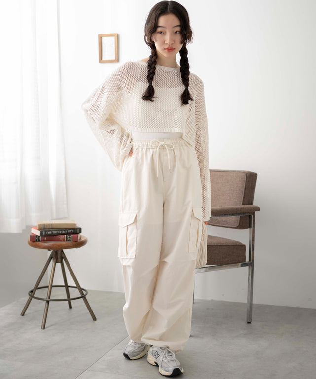 ホワイト　モデル:163cm F着用