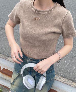 ブラウン　モデル:155cm F着用