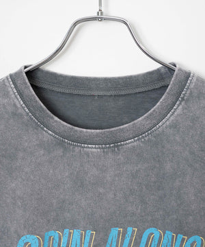 ヴィンテージウォッシュグラフィックTシャツ