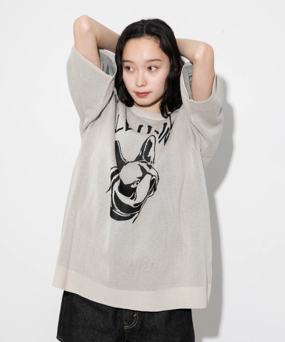 ホワイト モデル：161cm L着用