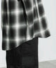 ブルー系チェック モデル：161cm L着用