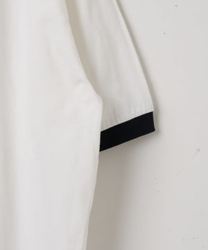 モチーフ刺繍リンガーT
