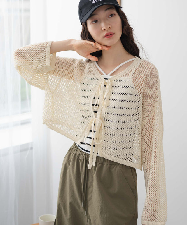 ホワイト 　モデル:163cm F着用