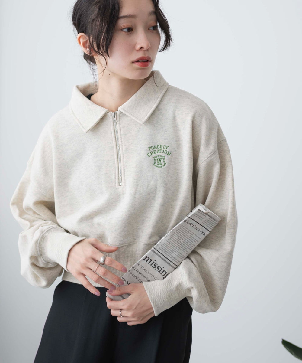 ホワイトオートミール　モデル:161cm  F着用