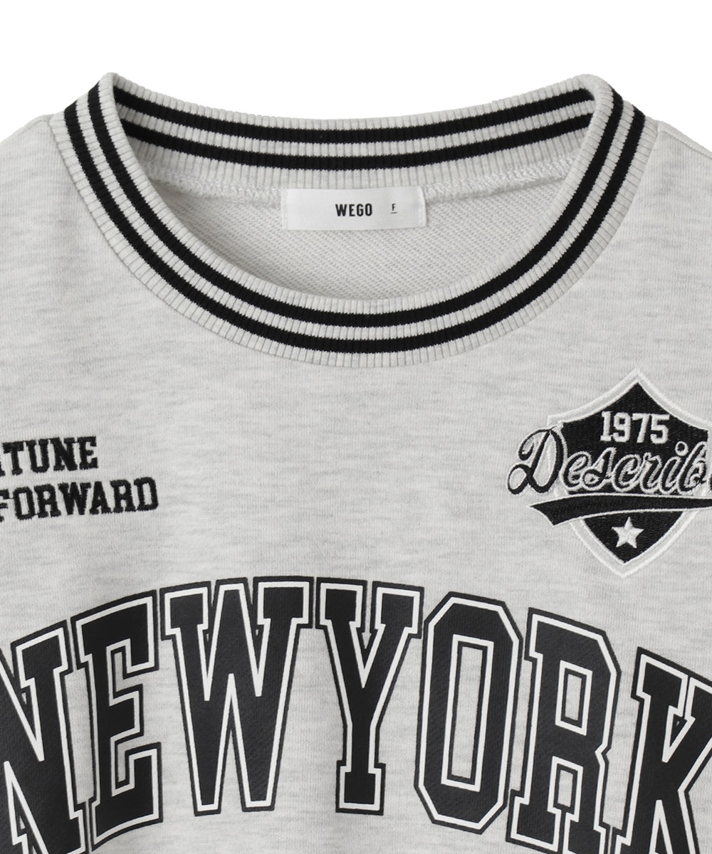 NEWYORKラインリブスウェット