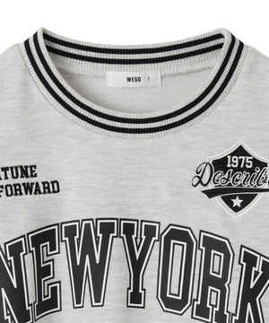 NEWYORKラインリブスウェット