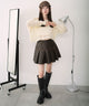 ブラウン　モデル：163cm M着用