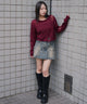 ワイン　モデル：159cm F着用