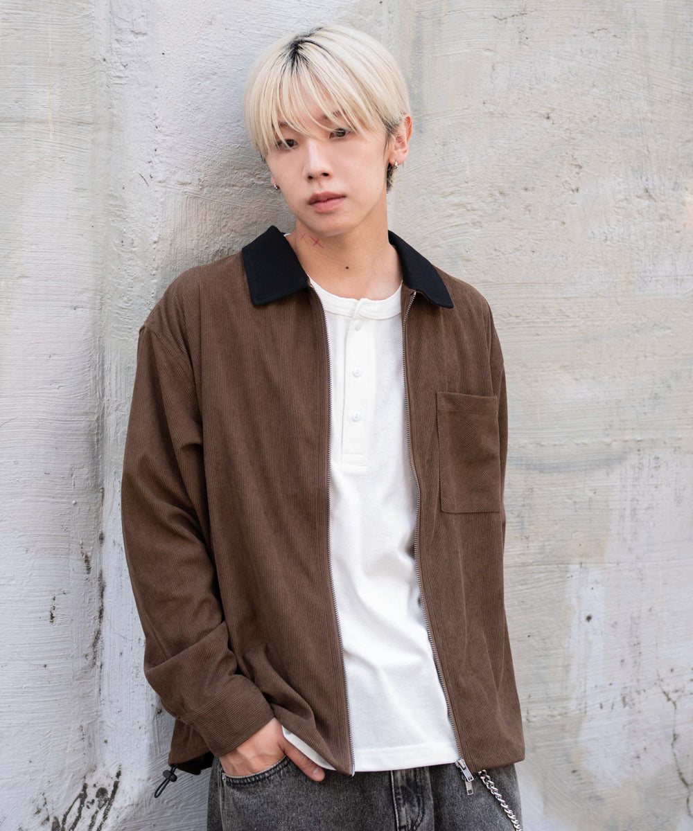ブラウン モデル：175cm L着用