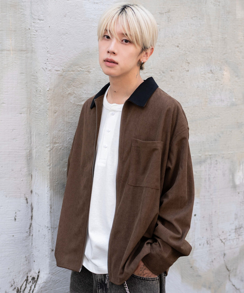 ブラウン モデル：175cm L着用