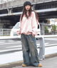 ピンク　モデル：161cm L着用