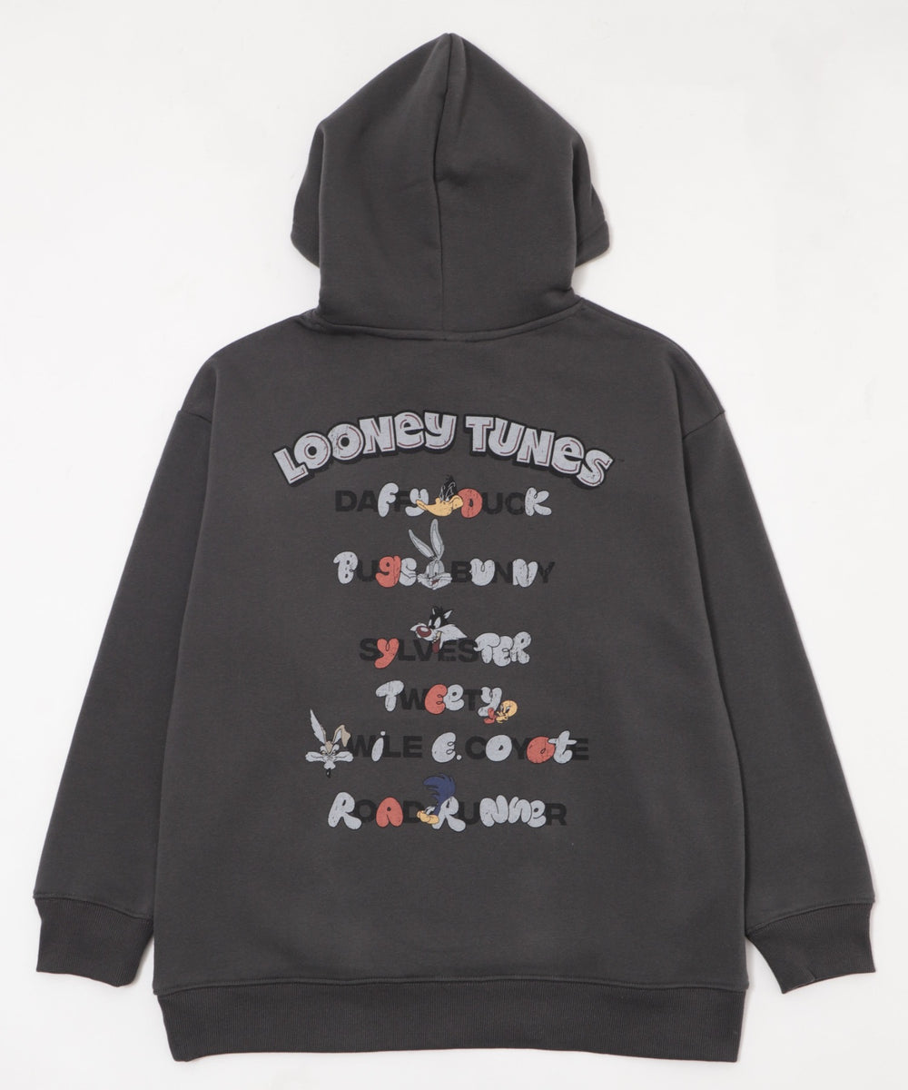 LOONEYTUNESグラフィックプルパーカー