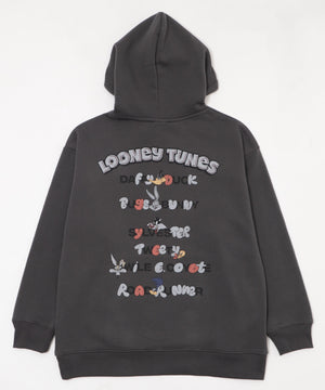LOONEYTUNESグラフィックプルパーカー