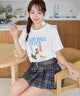 グラフィックTシャツ/柄1　モデル:165cm M着用