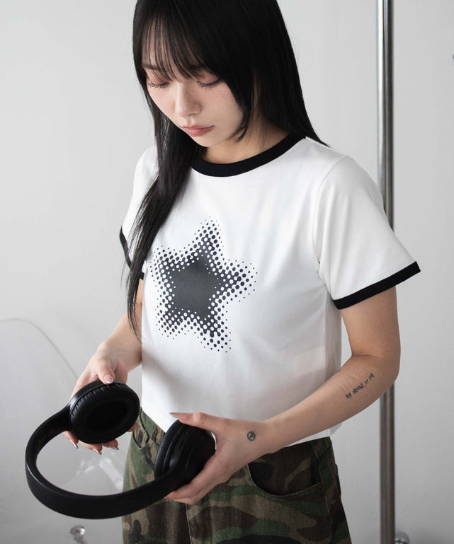 スターリンガーチビT/ホワイト モデル：159cm F着用