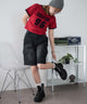 レッド モデル：155cm F着用