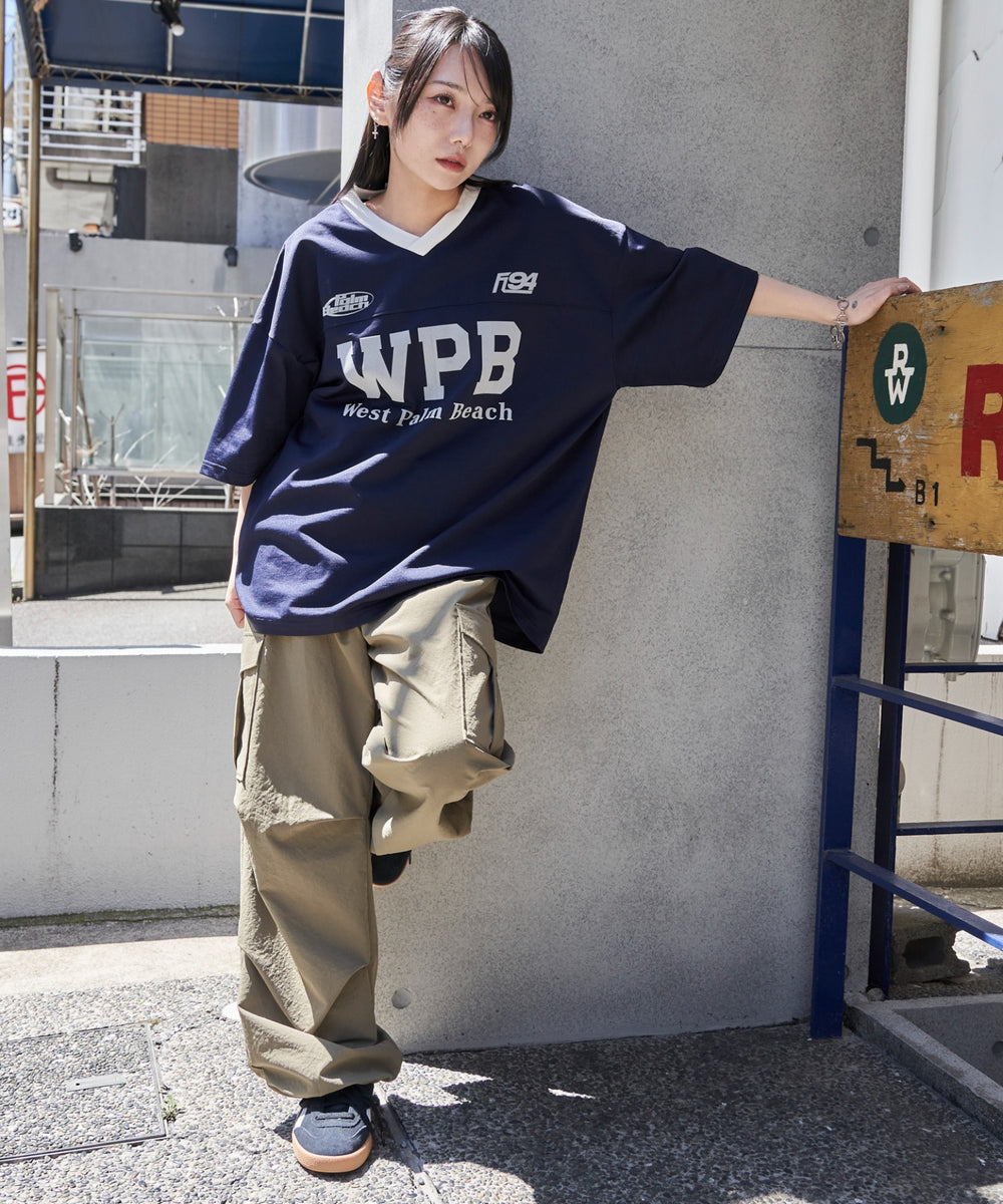 ネイビー　モデル:159cm L着用