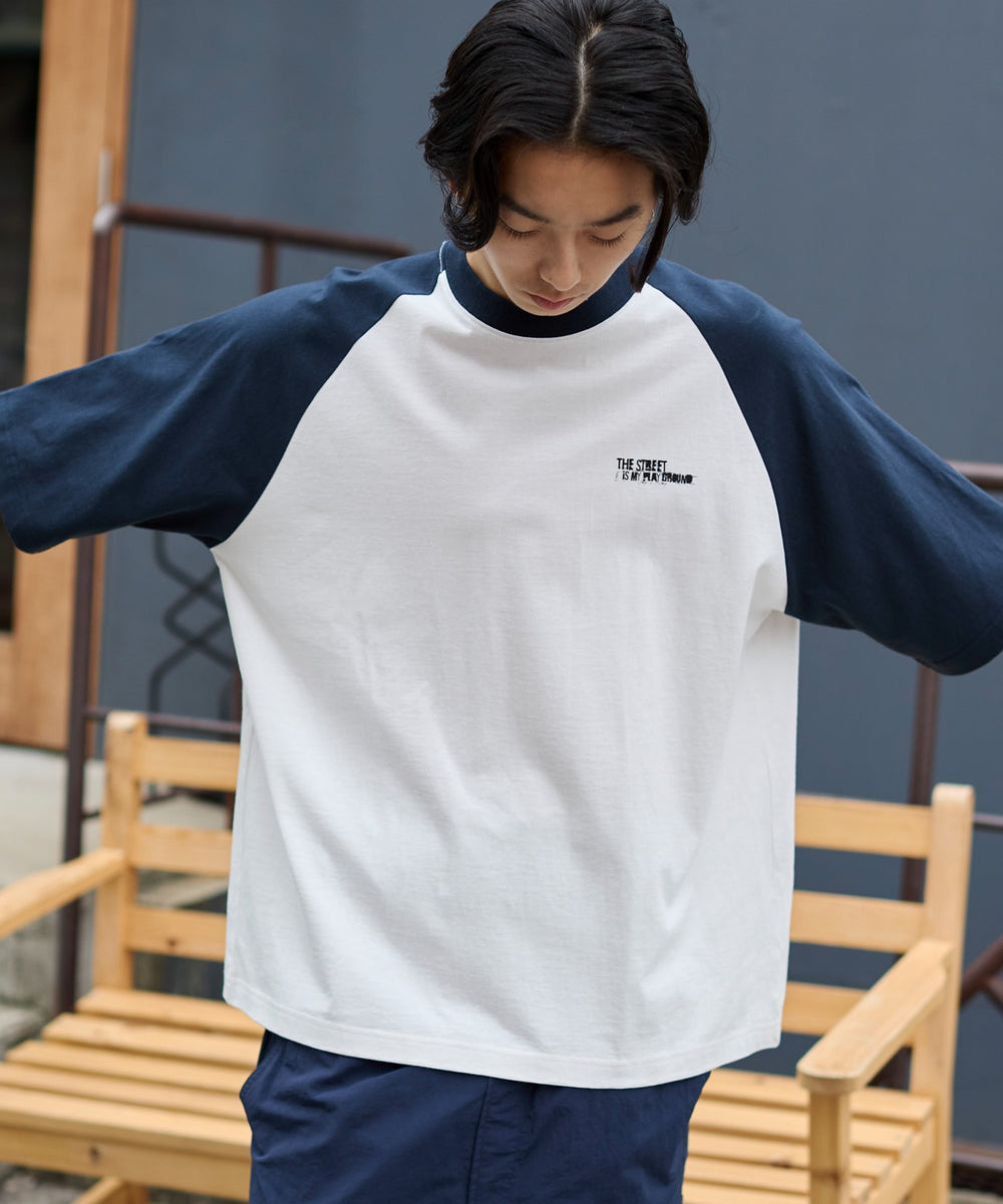 ネイビー モデル：178cm L着用