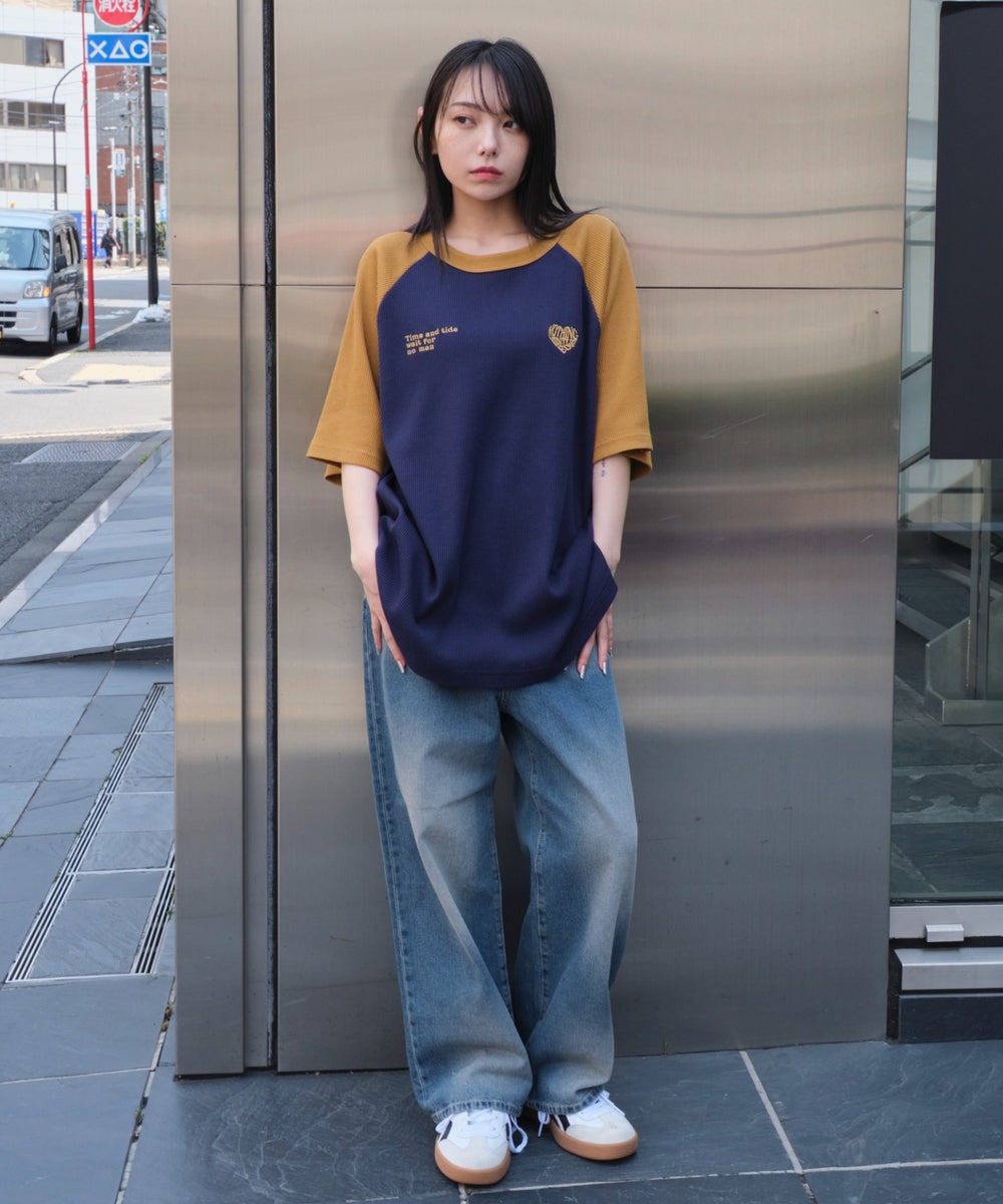 ネイビー モデル：159cm L着用