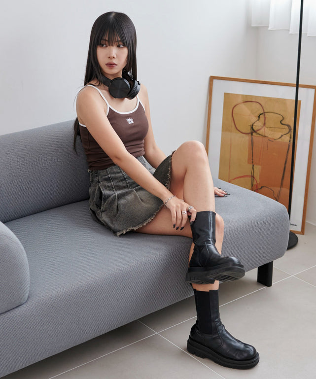 ブラウン モデル：160cm F着用