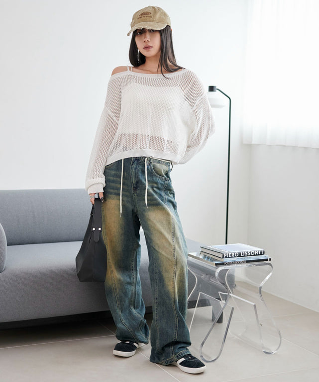 ホワイト モデル：160cm F着用