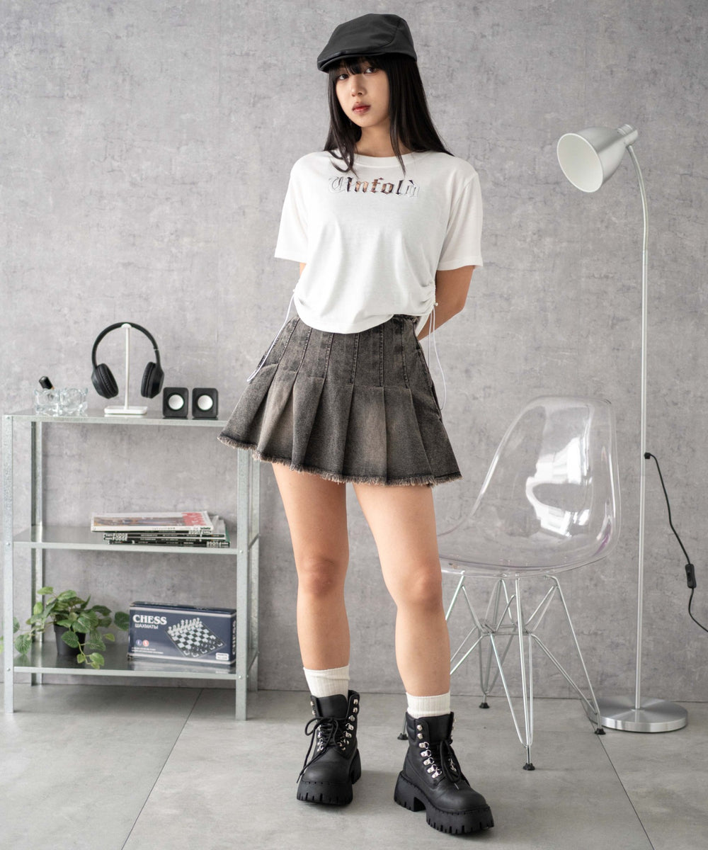 ホワイト モデル：160cm F着用