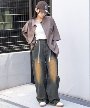 ブラウンソノタ モデル：159cm L着用