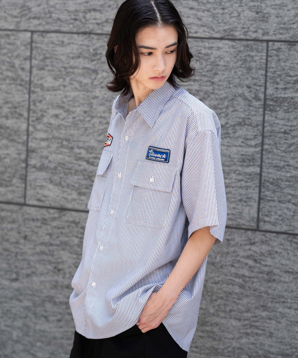 ブラックストライプ モデル：175cm L着用
