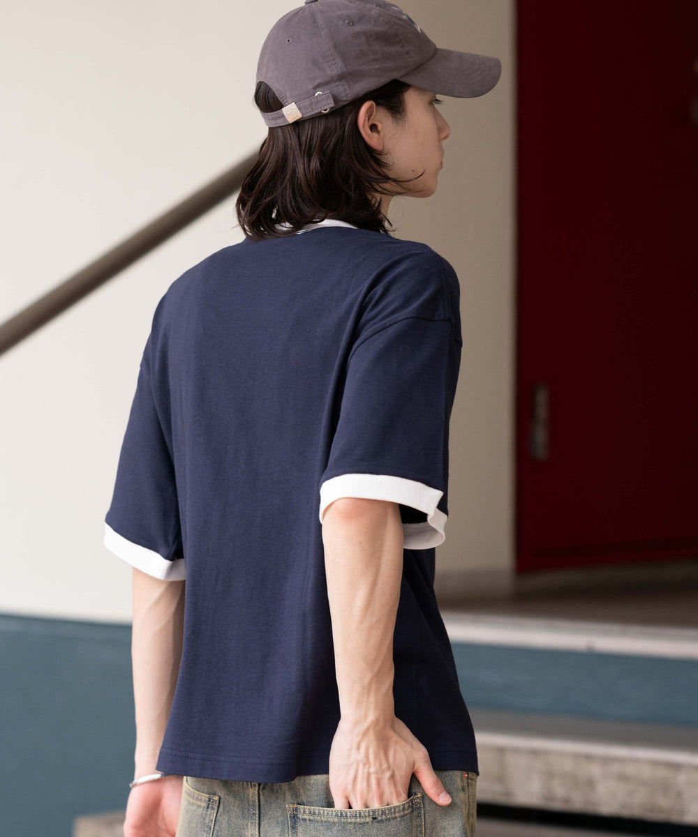 ネイビー モデル：175cm L着用