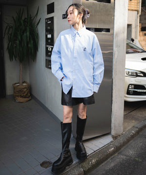 ブルーストライプ モデル：161cm L着用
