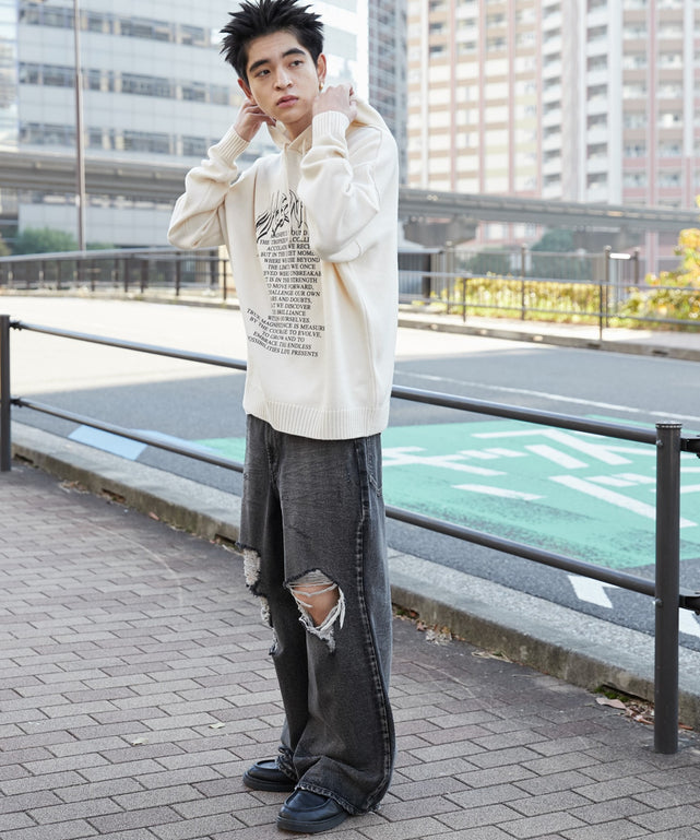 ホワイト モデル：180cm L着用