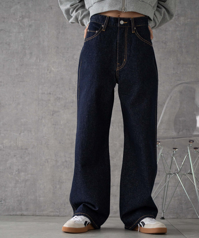 デニムインディゴ　モデル：161cm M着用