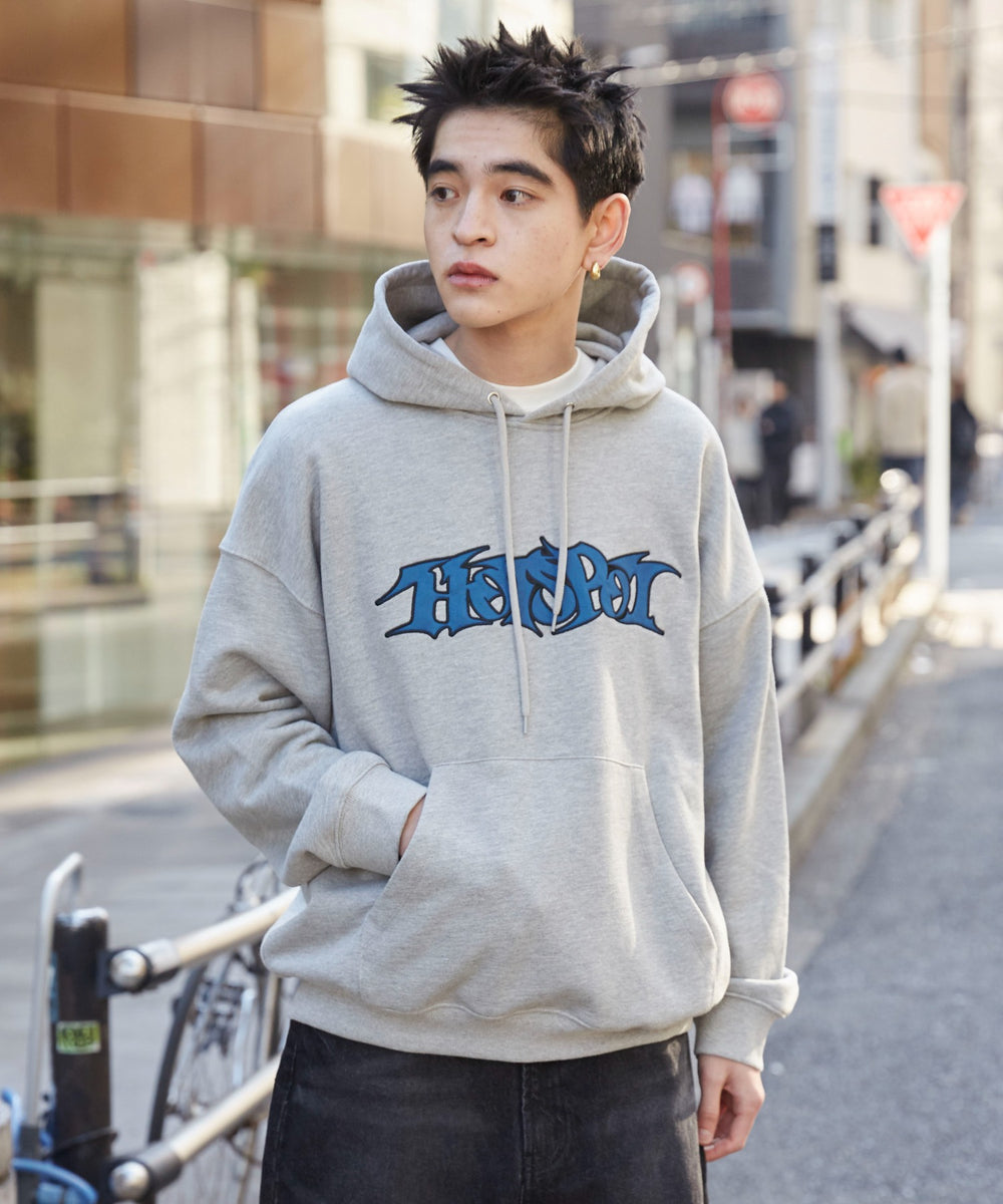 杢グレー　モデル:180cm L着用