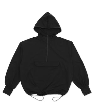 ハーフジップアノラックパーカー