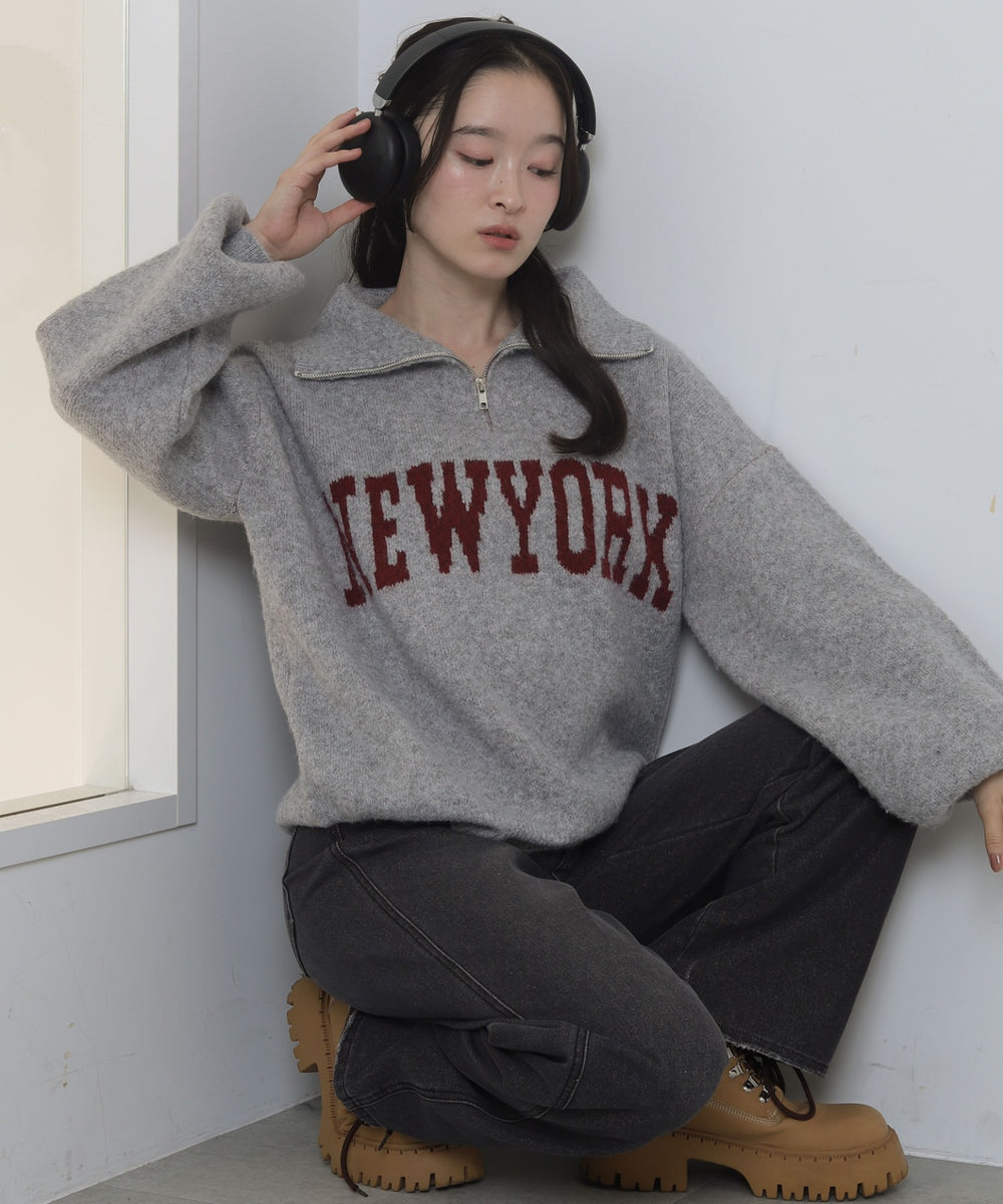杢グレー　モデル：163cm F着用