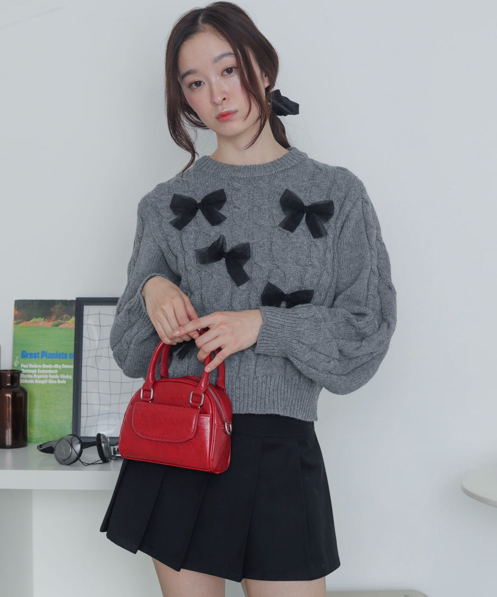 杢グレー　モデル：163cm F着用