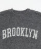 モヘアタッチBROOKLYNロゴニット