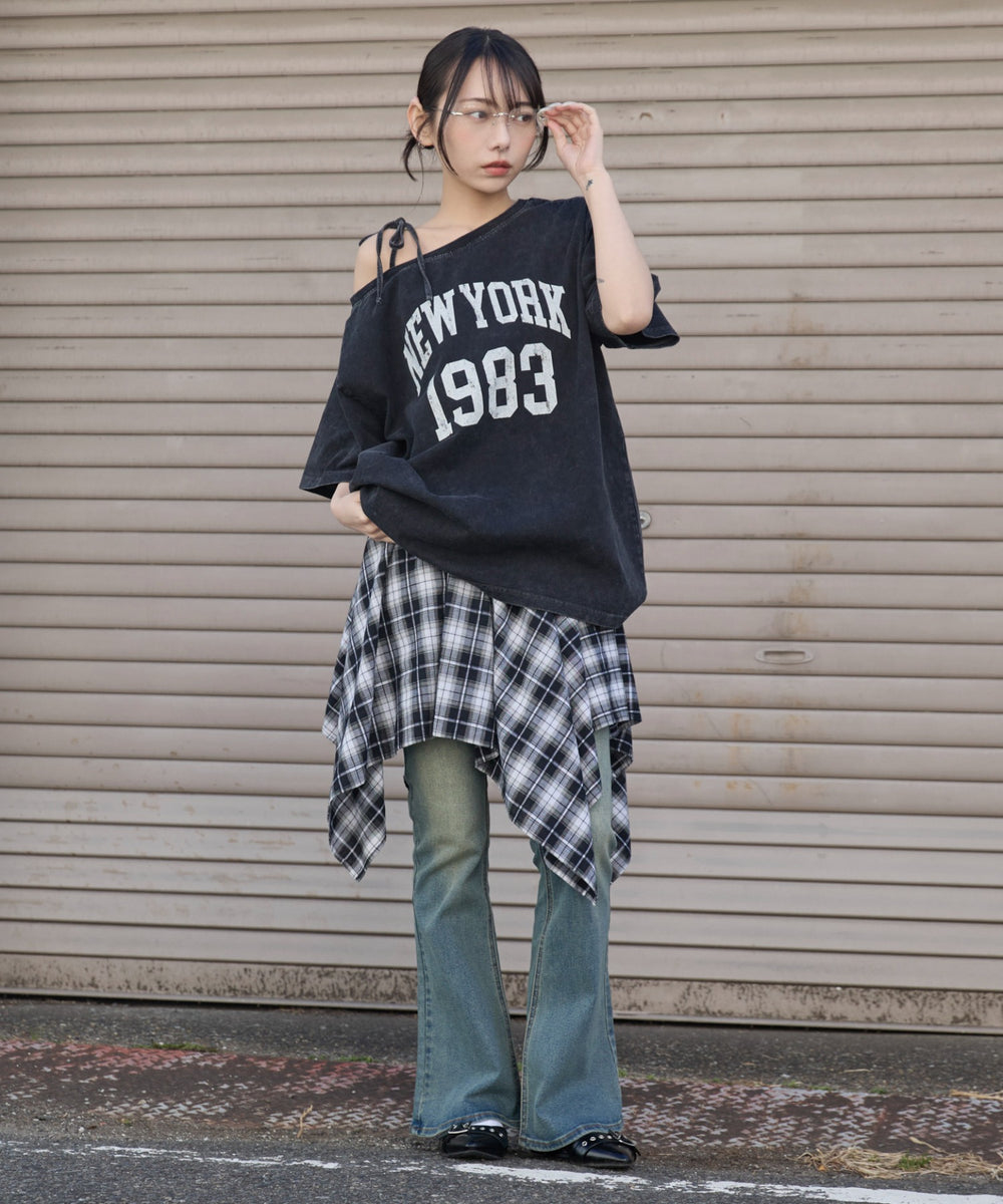 柄１２　モデル：159cm F着用