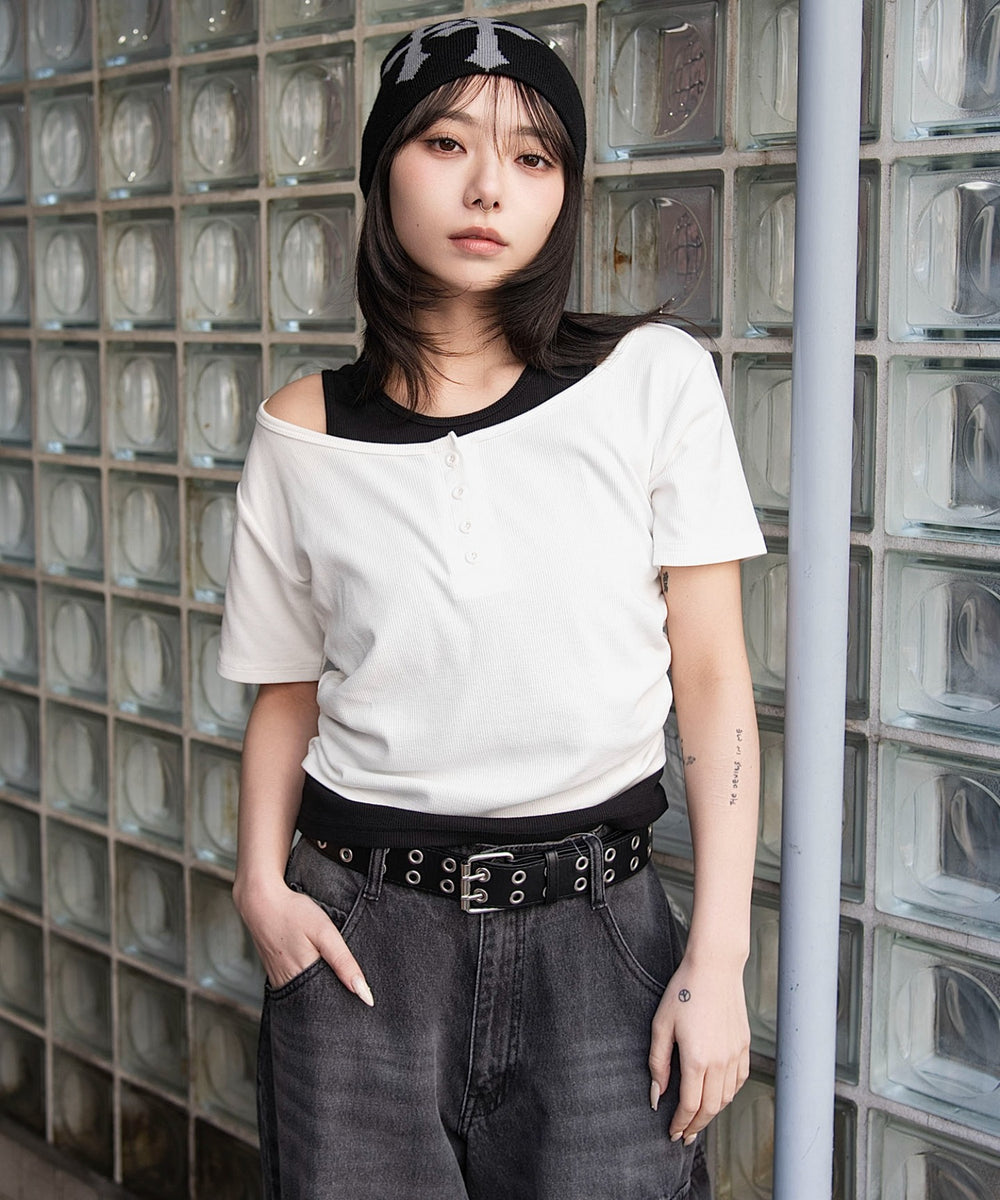 ホワイト　モデル：159cm F着用