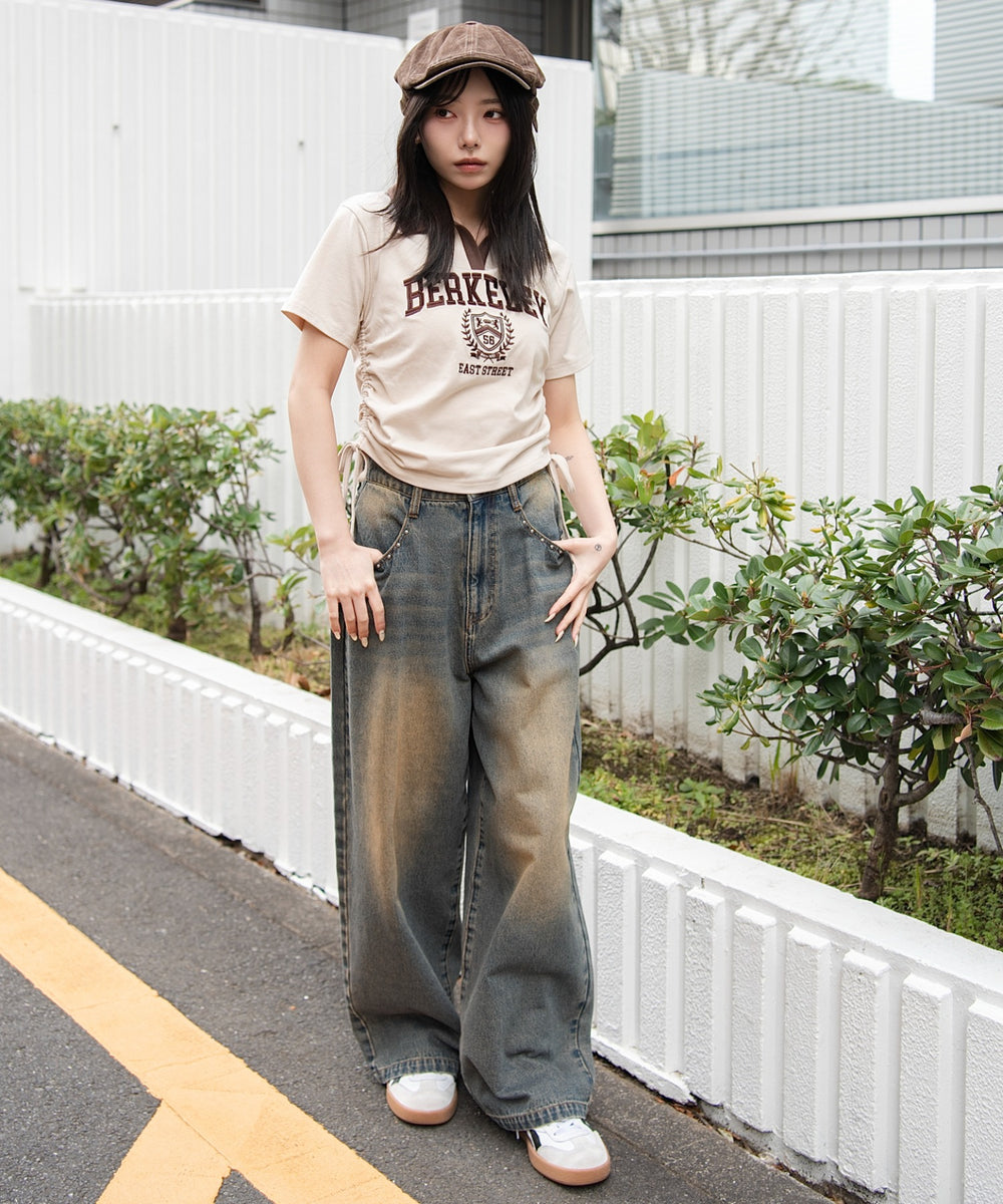 ネイビー　モデル：159cm F着用