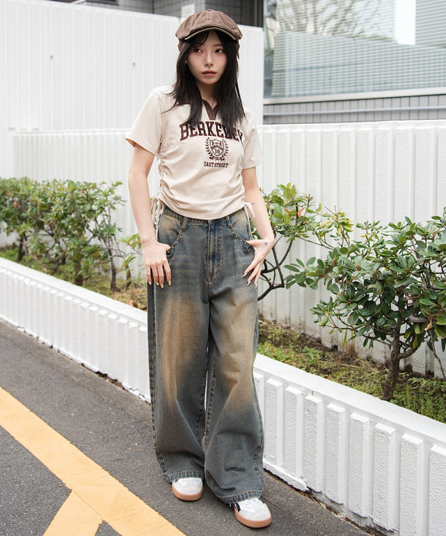 ネイビー　モデル：159cm F着用
