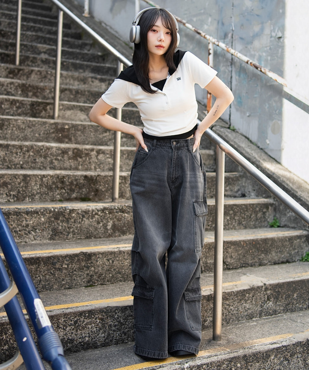 ホワイト モデル：159cm F着用