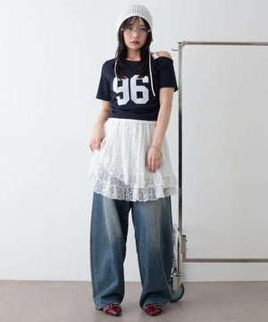 ホワイト　モデル：159cm F着用